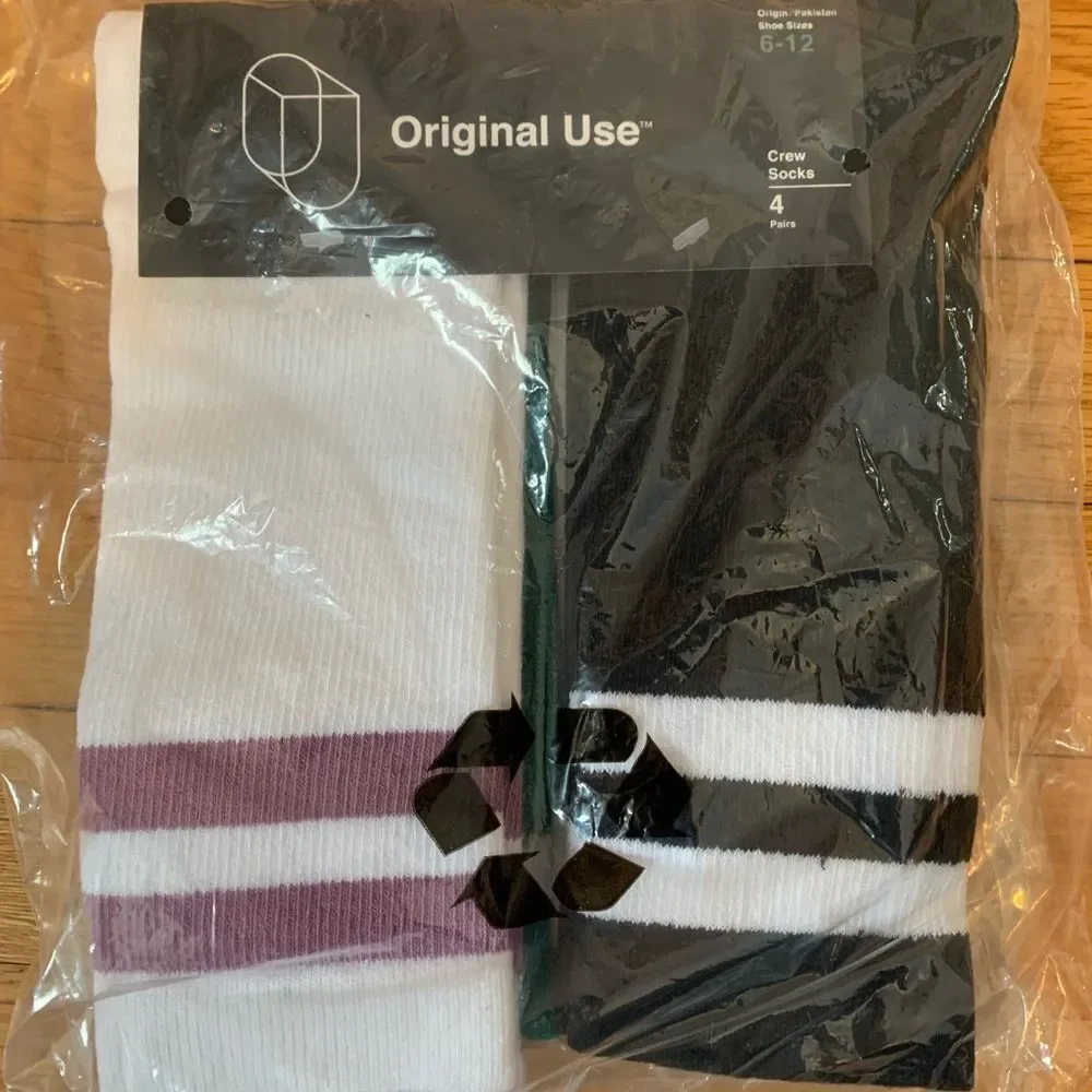 Original Use men's 4pk crew socks